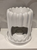 The Austin White Ceramic Wax Burner