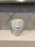 White Ceramic Face Burner